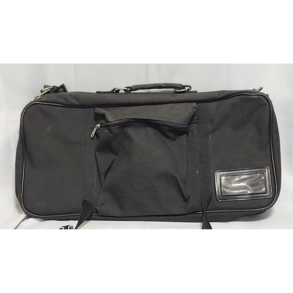 Mercer Culinary Knife Black Nylon Chef Cutlery Case Shoulder Strap 3 compartment
